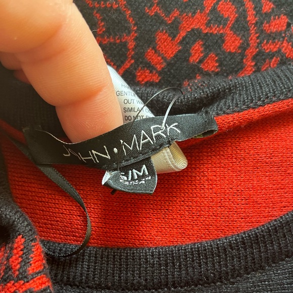 S/M john mark short sleeve sweater - Picture 2 of 9
